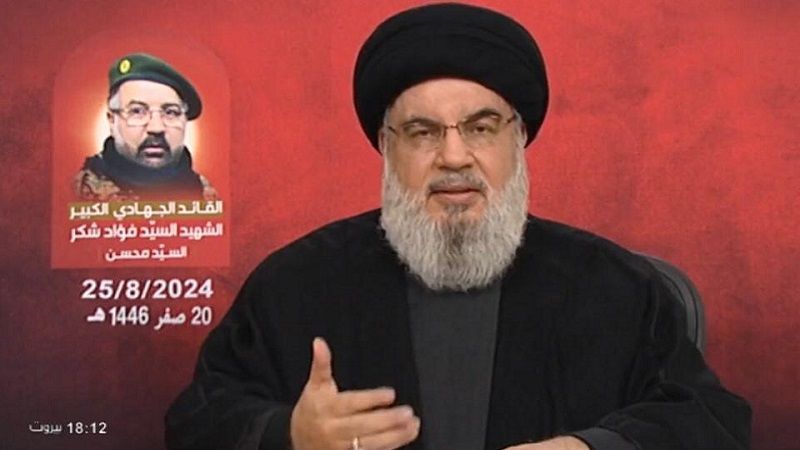 كلمة السيد حسن نصر الله في تشييع القائد ‏الجهادي الكبير السيد فؤاد شكر